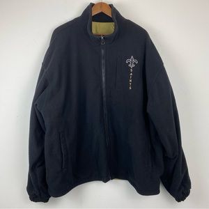 Pro Player size XXL Men’s Black Gold New Orleans Saints Reversible Jacket